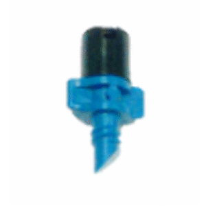 Micro spray, Strip, 5.0mt x 0.5mt wetted ‘>< shape’ area, 2 piece Blue & Black with 4mm thread